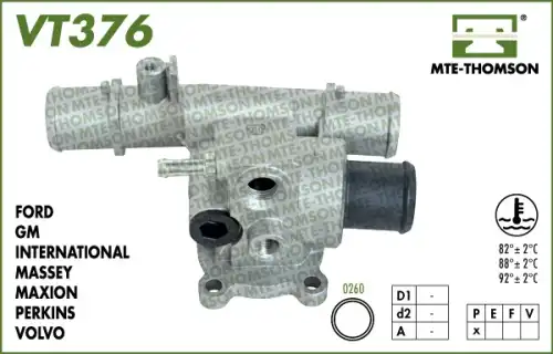 Термостат системы охлаждения MTE-THOMSON VT376.88