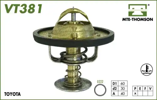 Термостат системы охлаждения MTE-THOMSON VT381.76