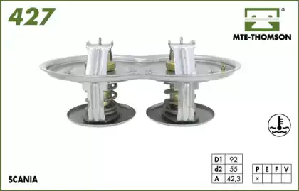 Термостат системы охлаждения MTE-THOMSON VT427.80/87