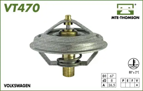 Термостат системы охлаждения MTE-THOMSON VT470.80