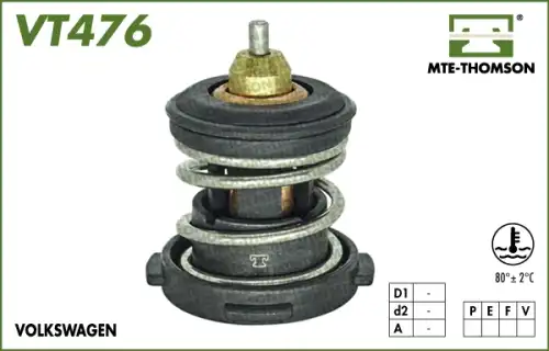 Термостат системы охлаждения MTE-THOMSON VT476.80