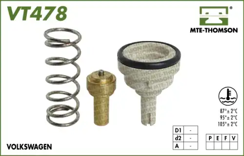 Термостат системы охлаждения MTE-THOMSON VT478.105