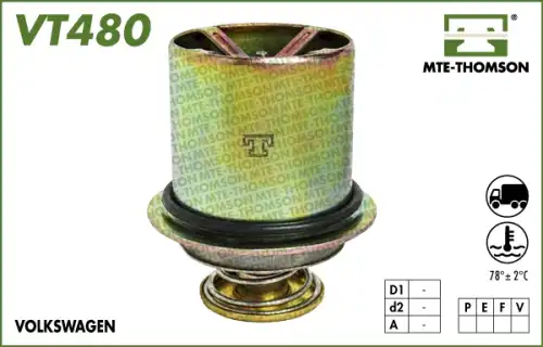 Термостат системы охлаждения MTE-THOMSON VT480.78