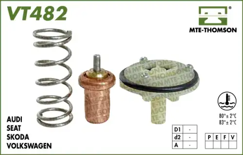 Термостат системы охлаждения MTE-THOMSON VT482.80
