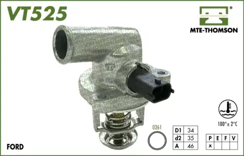 Термостат системы охлаждения MTE-THOMSON VT525.100