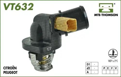 Термостат системы охлаждения MTE-THOMSON VT632.103