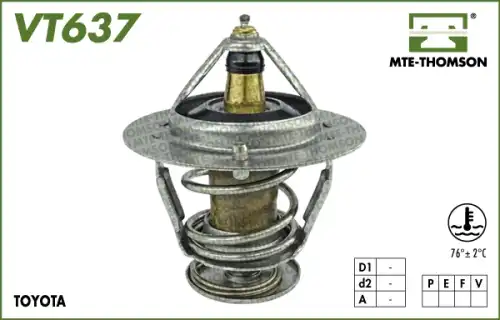 Термостат системы охлаждения MTE-THOMSON VT637.76
