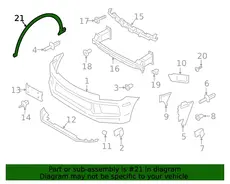 Ремкомплект крыла VAG 9Y0854732JG2X