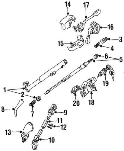 Переключатель подрулевой VAG 1H0953513D