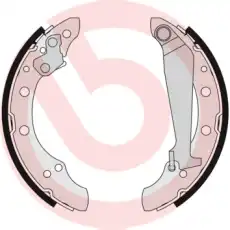 Тормозные колодки барабанные задняя ось BREMBO S 85 511