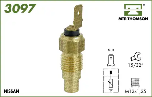 Датчик, температура охлаждающей жидкости ! \ 3097 MTE-THOMSON