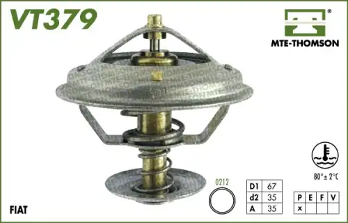 Термостат системы охлаждения MTE-THOMSON VT379.80