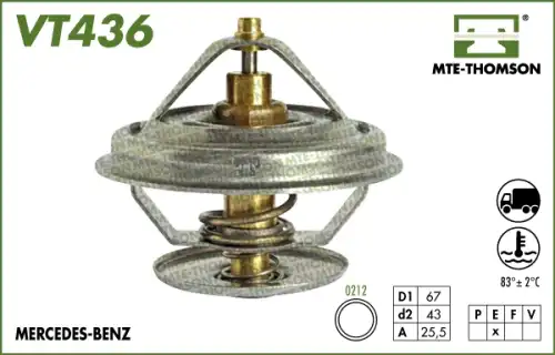 Термостат системы охлаждения MTE-THOMSON VT436.79