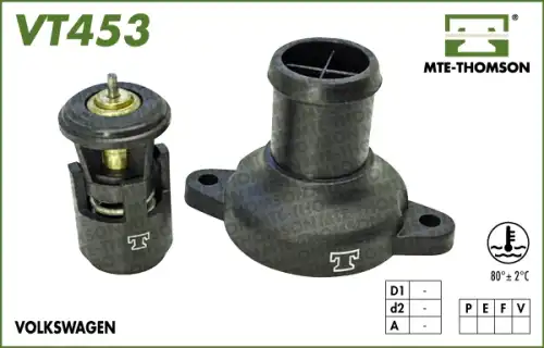 Термостат системы охлаждения MTE-THOMSON VT453.80