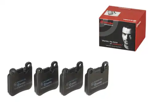 Тормозные колодки дисковые задняя ось BREMBO P 65 010