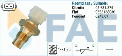 Датчик температуры автомобильный FAE 33660