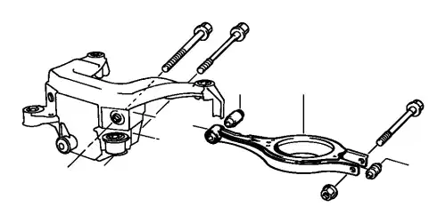 Рычаг подвески BMW 33 32 1 137 571