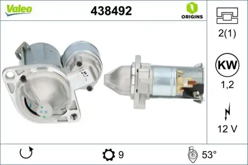 Стартер VALEO 438492