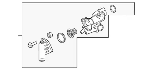CONNECTION - WATER OUTLET HL3Z8A586C FORD