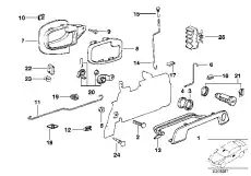 51228219023 Накладка левая ! \BMW 3' E36, Z3