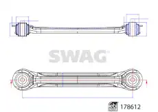 Рычаг подвески SWAG 33 10 4641