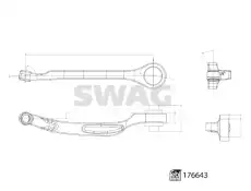 Рычаг подвески SWAG 33 10 3655