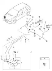МОТОРЧИК СТЕКЛООМЫВАТЕЛЯ 98510FD100 HYUNDAI