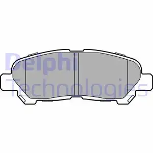 Тормозные колодки дисковые задняя ось DELPHI LP3440