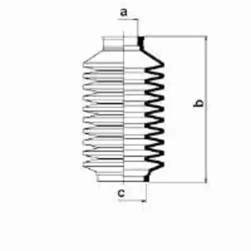 пыльник рулев. рейки VW 983762 EKG