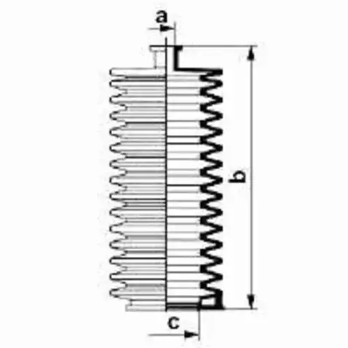 пыльник рулев. рейки Citr 983780 EKG