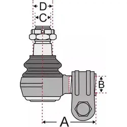 Рулевой наконечник JURATEK JSS2508A