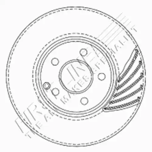 Тормозной диск FIRST FBD1543