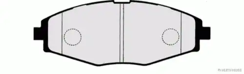 Тормозные колодки дисковые HERTH+BUSS J3600909