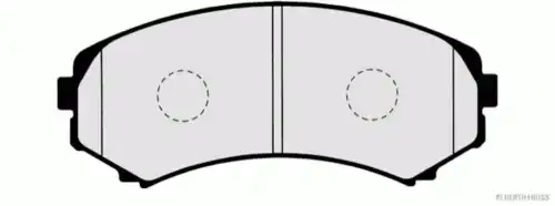 Тормозные колодки дисковые HERTH+BUSS J3605038