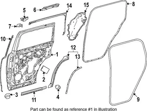PANEL SUB-ASSY RR 6700360930 TOYOTA / LEXUS