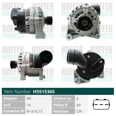 Генератор HOFFER H5515365