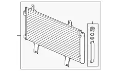 Конденсатор, кондиционер 80100TGNG02 HONDA