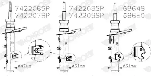Амортизатор G8649 MONROE