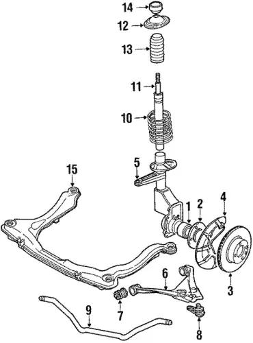 Рычаг подвески VAG 811407181
