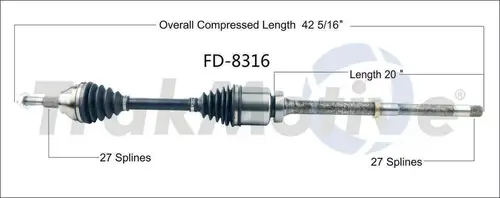 Деталь FD8316 TRAKMOTIVE
