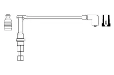 компл. высоковольт. проводов AR 0 356 912 981 BOSCH