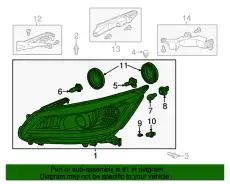 Фара HONDA 33100T2AA92