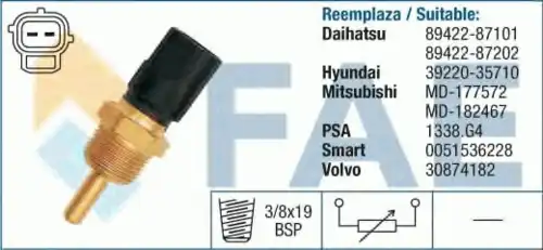 Датчик температуры автомобильный FAE 33310