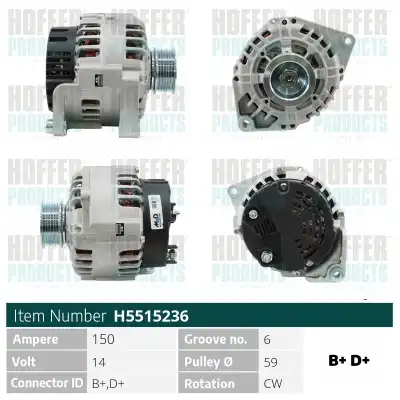 Генератор HOFFER H5515236