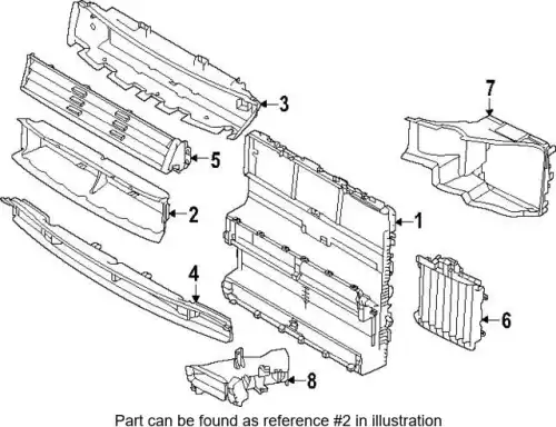 Решетка радиатора LAND ROVER LR168396