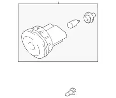 Фара противотуманная HYUNDAI / KIA 922022D000