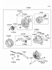 Реле-регулятор генератора 3737038400 HYUNDAI