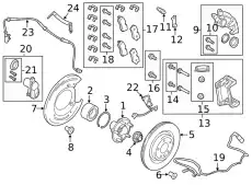 Тормозные колодки дисковые LAND ROVER LR156906