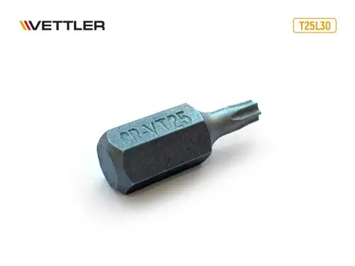 Бита вставка TORX T25 3/8' 30мм VETTLER 18782
