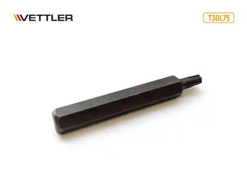 Бита вставка TORX T30 3/8' 75мм VETTLER 18793